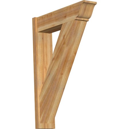 Ekena Millwork Traditional Rough Sawn Traditional Outlooker, Western Red Cedar, 8"W x 32"D x 44"H OUT08X32X44TRA01RWR